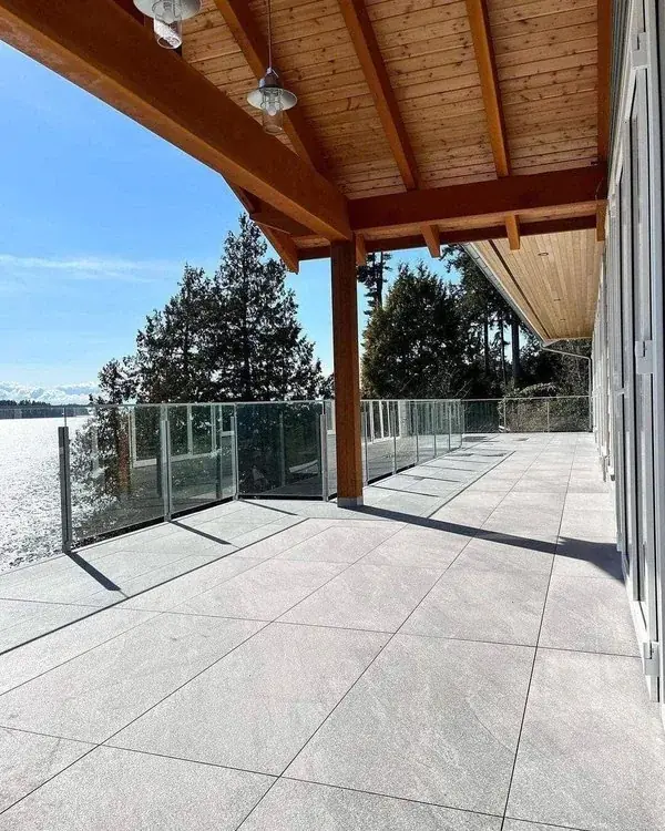 Raised timber deck built on Vitaro adjustable pedestals