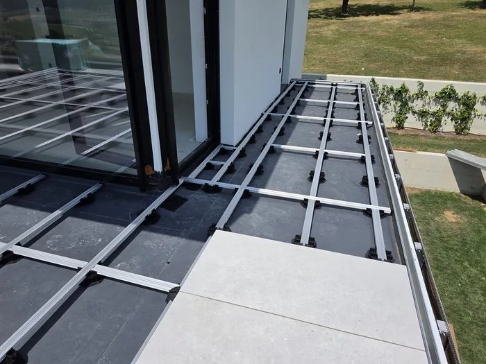 Rooftop terrace built on Vitaro HE Series pedestals in Slovenia